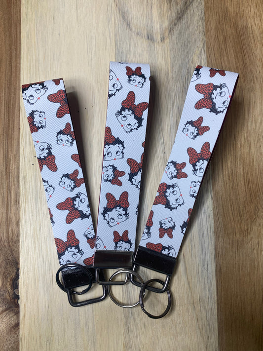 Betty boom keychain wristlet