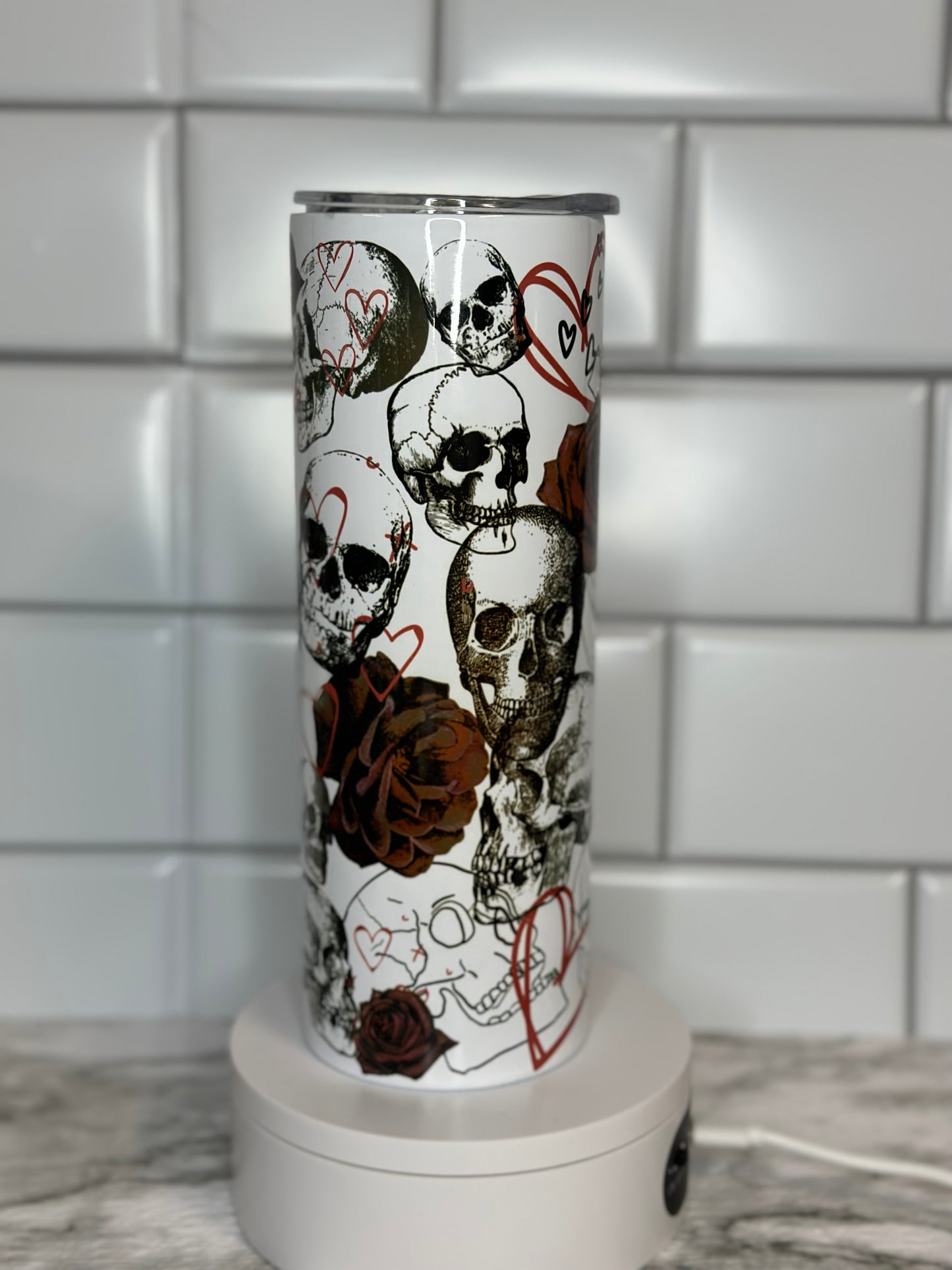 Heart skulls