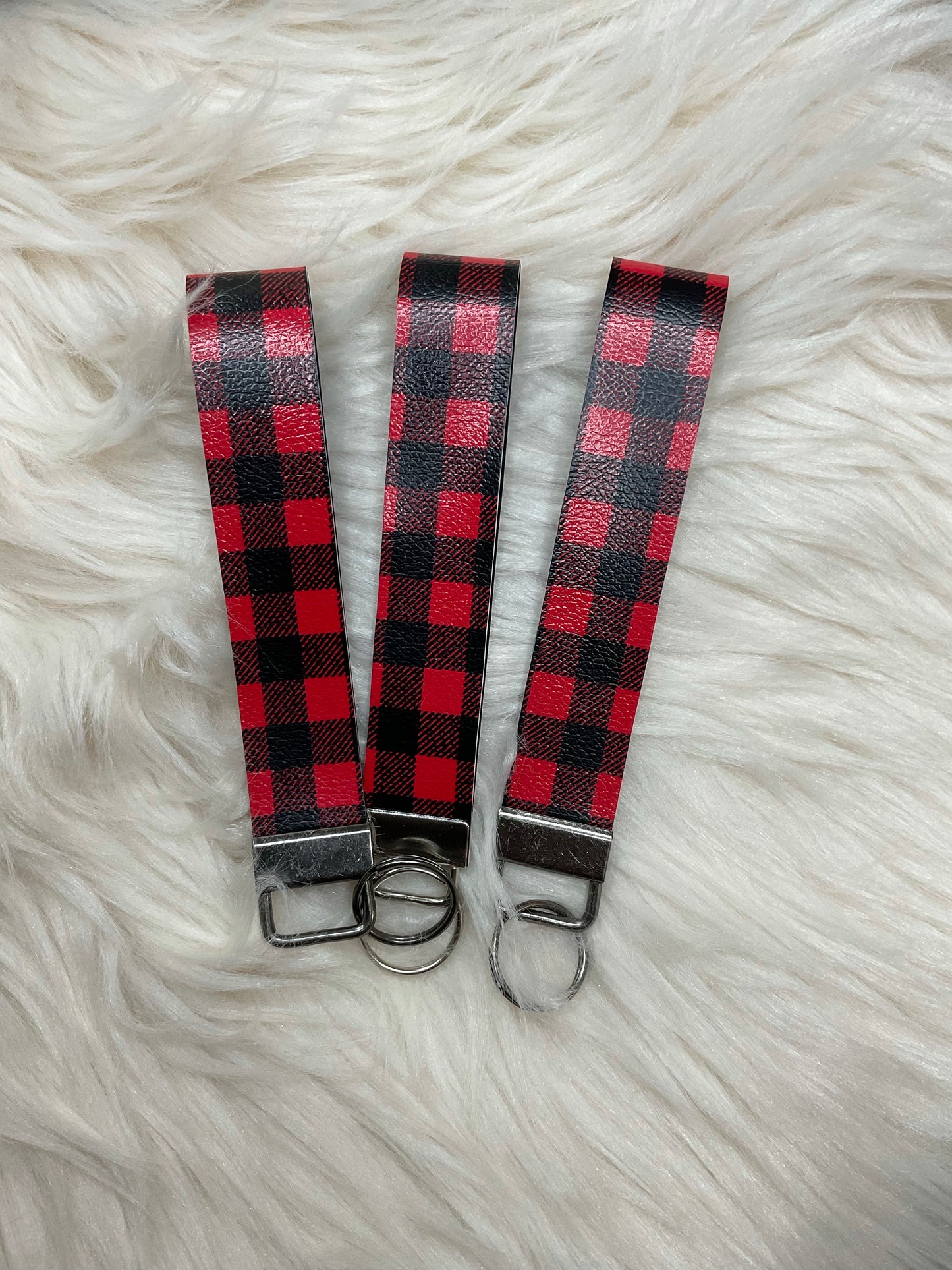 BuffaloPlaid keychainwristlet