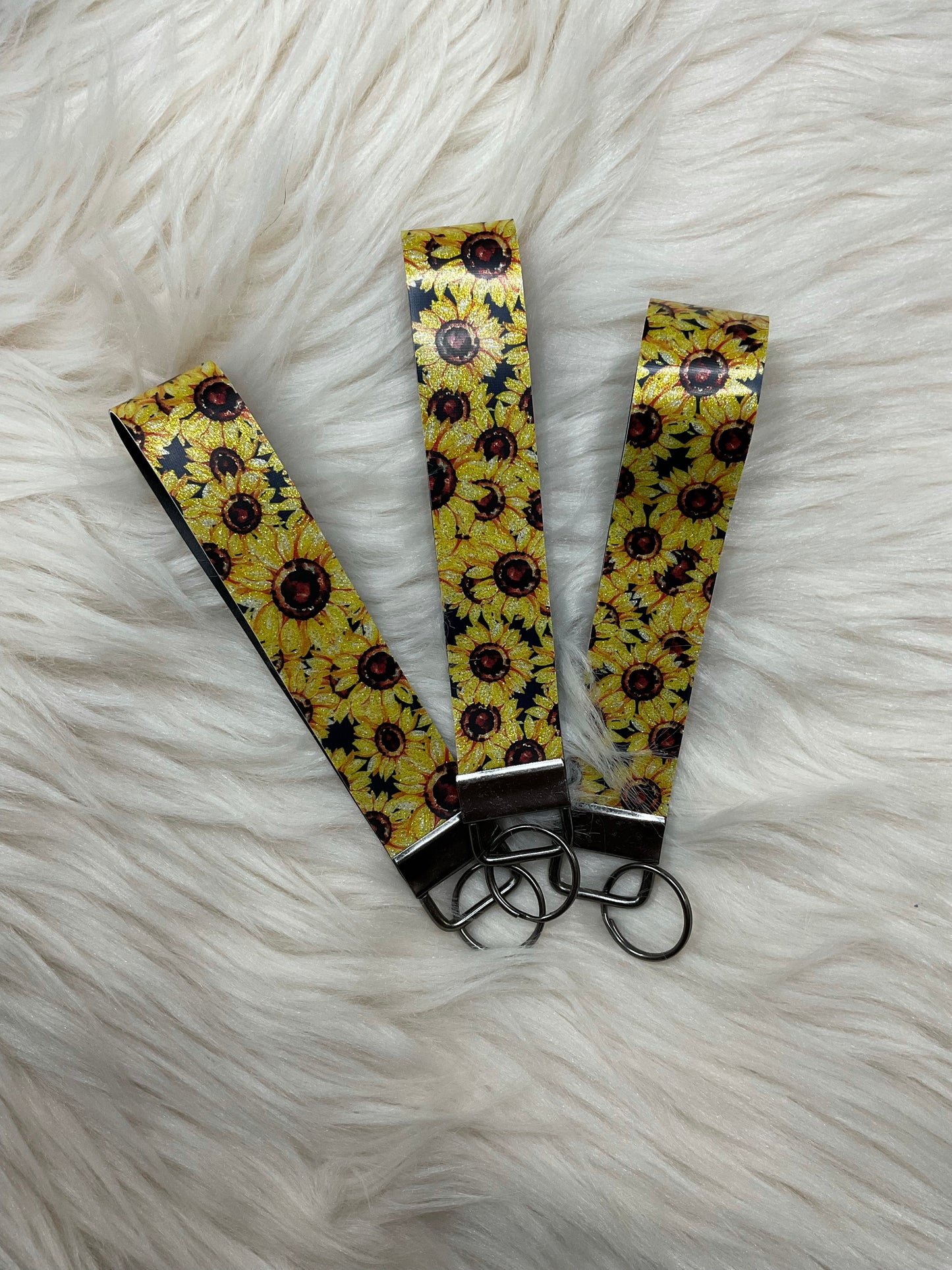 Sunflower Keychain wristlet