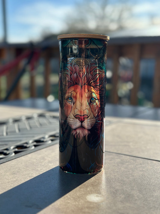 Glass lion
