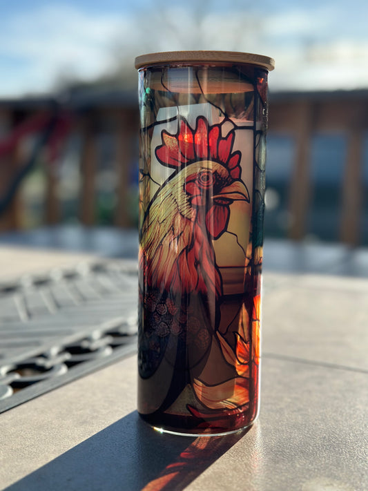 Glass Rooster