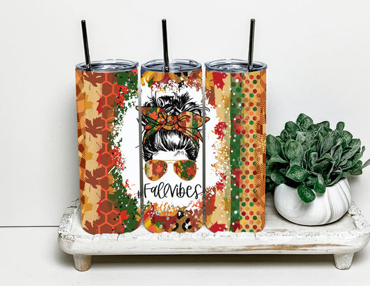 Fall vibes tumbler