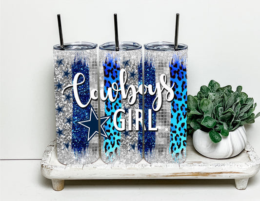 Cowboys girl tumbler
