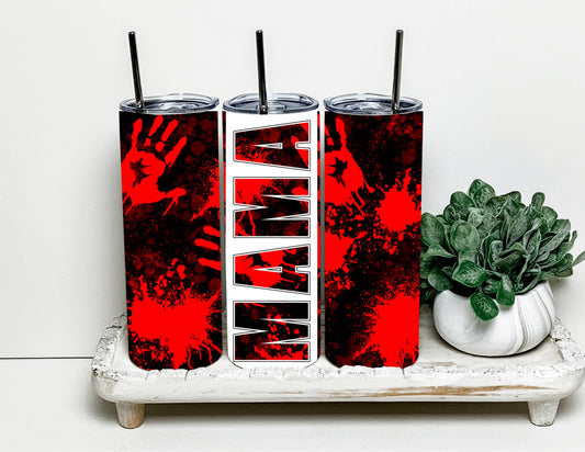 Mama blood splatters