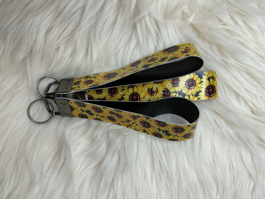 Sunflower Keychain wristlet