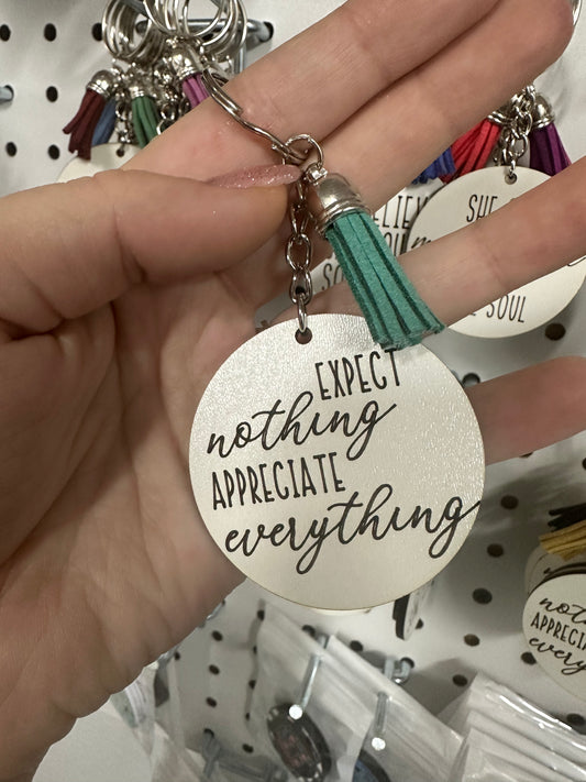 Wooden keychain