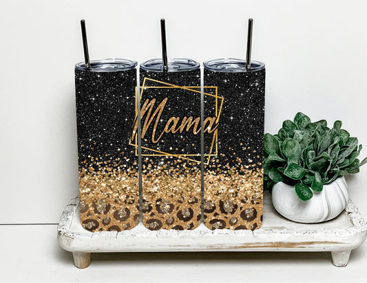 Mama leopard tumbler