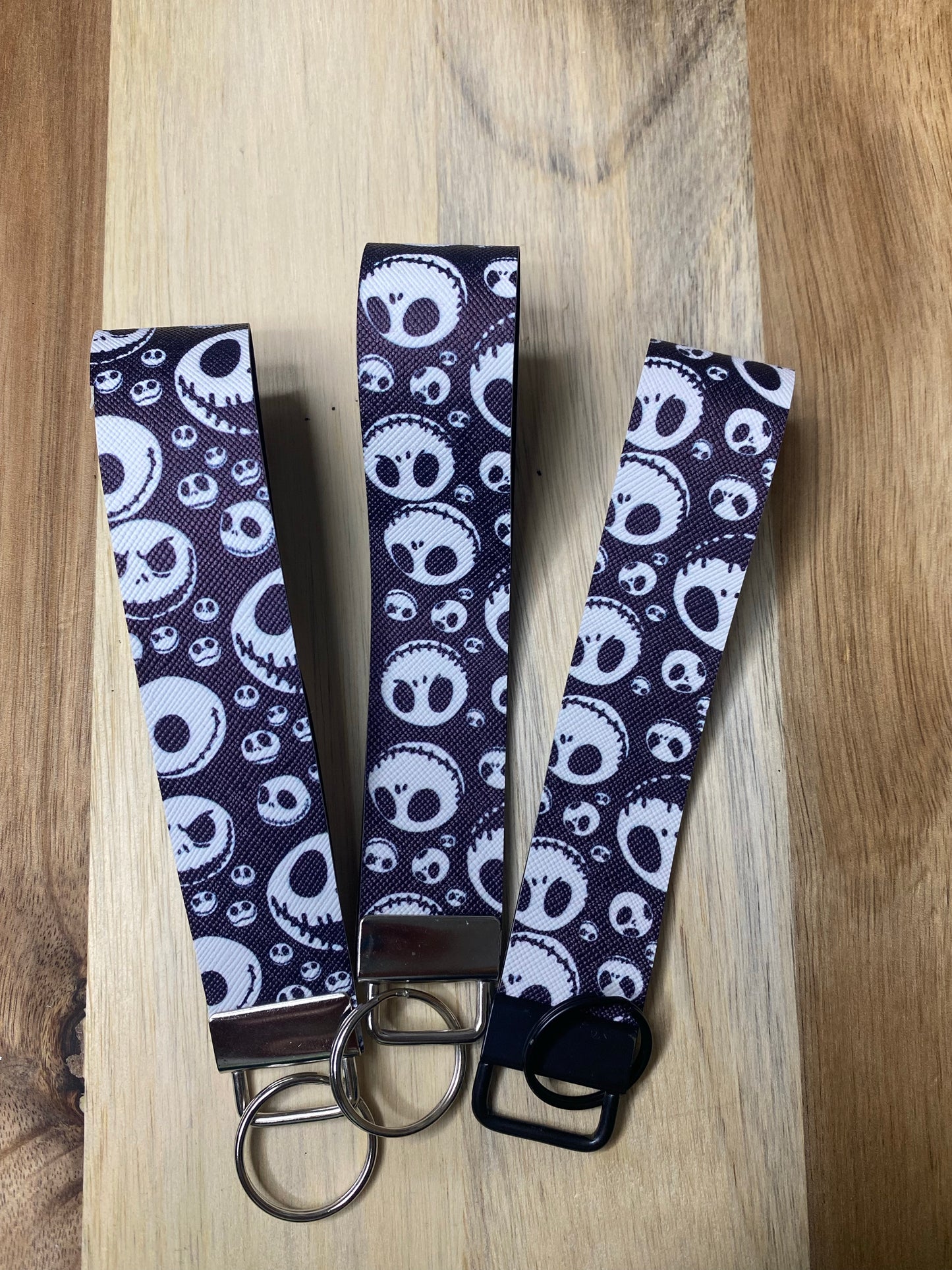 Jack skellington keychain wristlet