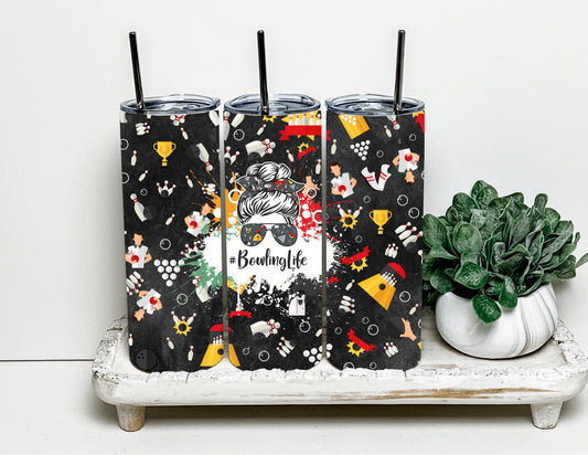 Bowling life tumbler