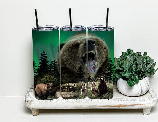 Grizzly bear tumbler
